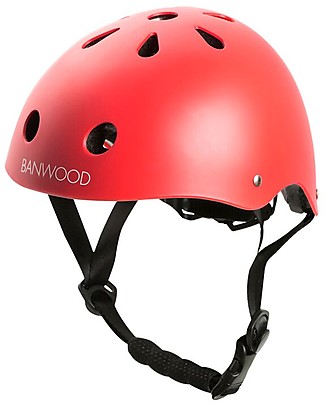Banwood Casco Classico per Biciclette, Rosso - Per Bambini da 3 a 7 Anni! Biciclette Senza Pedali