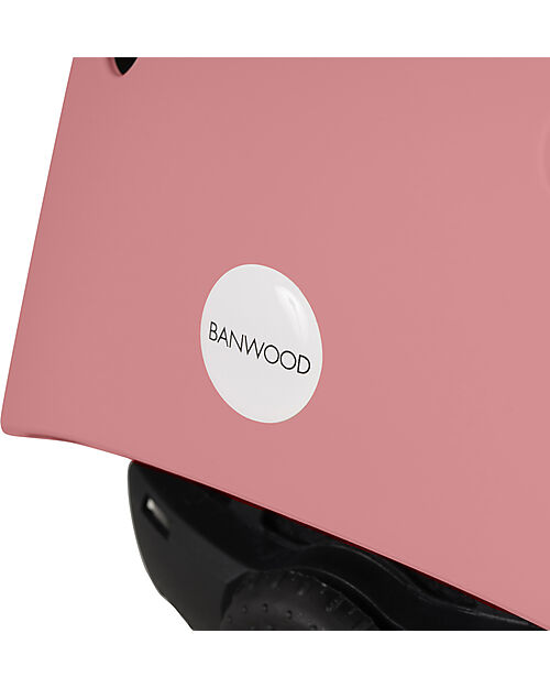 Banwood Casco Collezione Eco - Lampone - 100% Materiali Riciclati Caschi Bici