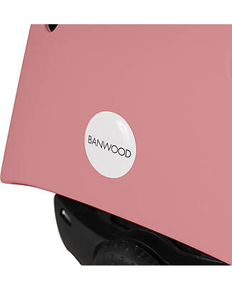 Banwood Casco Collezione Eco - Lampone - 100% Materiali Riciclati Caschi Bici