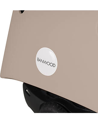 Banwood Casco Collezione Eco - Sabbia - 100% Materiali Riciclati Caschi Bici