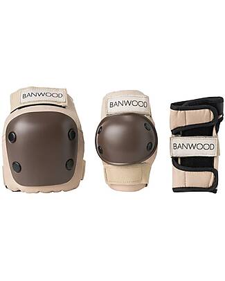 Banwood Kit 3 Protezioni - Ginocchiere/Gomitiere/Polsiere - per Sicurezza e Comfort Accessori Biciclette