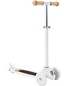 Banwood Monopattino con Cestino Removibile - Bianco - da 3 Anni Fino a 50 kg Monopattini