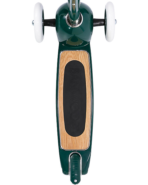 Banwood Monopattino con Cestino Removibile - Verde - da 3 Anni Fino a 50 kg Monopattini