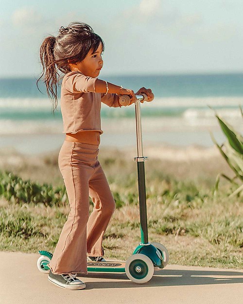 Banwood Monopattino con Cestino Removibile - Verde - da 3 Anni Fino a 50 kg Monopattini