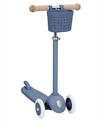 Banwood Monopattino Eco - Mare - Dai 3 Anni - 100% Materiali Riciclati Monopattini