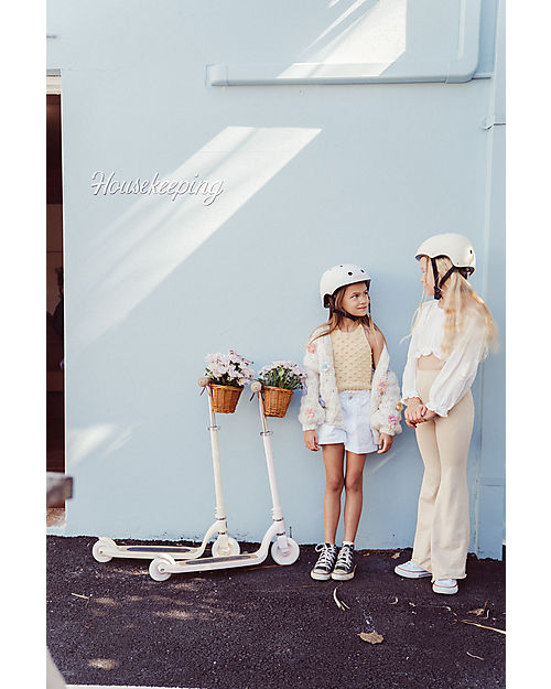 Banwood Monopattino Maxi con Cestino Removibile - Rosa - da 6 Anni Fino a 100 kg Monopattini