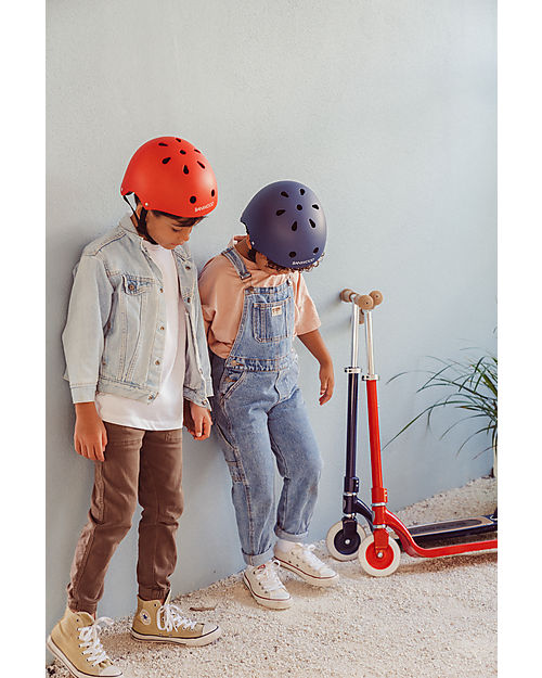 Banwood Monopattino Maxi con Cestino Removibile - Rosso - da 6 Anni Fino a 100 kg Monopattini