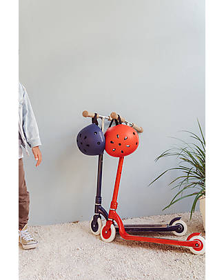Banwood Monopattino Maxi con Cestino Removibile - Rosso - da 6 Anni Fino a 100 kg Monopattini