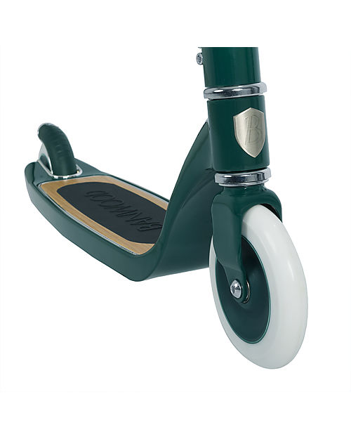 Banwood Monopattino Maxi con Cestino Removibile - Verde - da 6 Anni Fino a 100 kg Monopattini