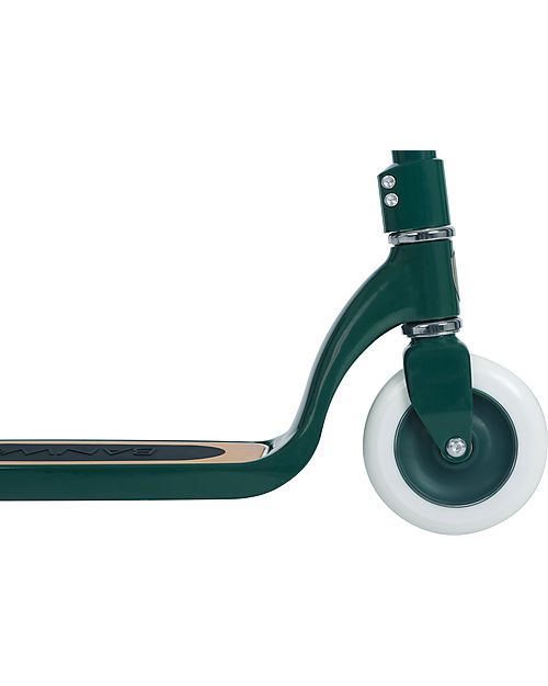 Banwood Monopattino Maxi con Cestino Removibile - Verde - da 6 Anni Fino a 100 kg Monopattini
