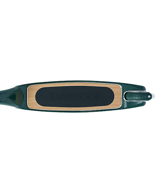 Banwood Monopattino Maxi con Cestino Removibile - Verde - da 6 Anni Fino a 100 kg Monopattini