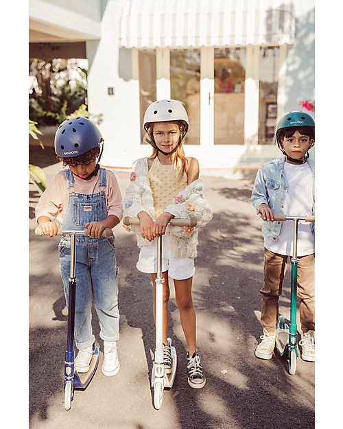 Banwood Monopattino Maxi con Cestino Removibile - Verde - da 6 Anni Fino a 100 kg Monopattini