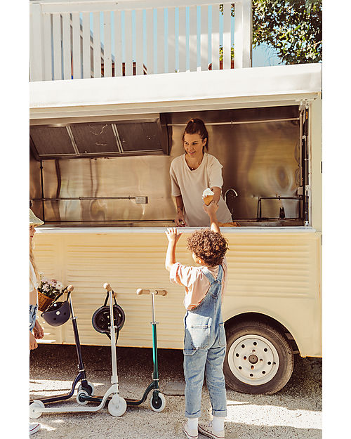 Banwood Monopattino Maxi con Cestino Removibile - Verde - da 6 Anni Fino a 100 kg Monopattini