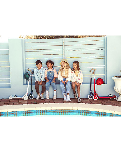 Banwood Monopattino Maxi con Cestino Removibile - Verde - da 6 Anni Fino a 100 kg Monopattini