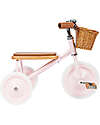 Banwood OUTLET - Triciclo Legno ed Ecopelle - Rosa - Dai 2 anni - Pezzo di Showroom Tricicli