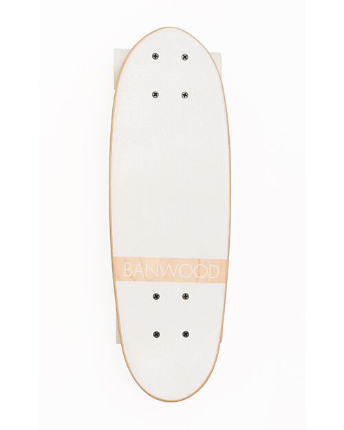Banwood Skateboard in Legno - Bianco - dai 3 Anni Biciclette