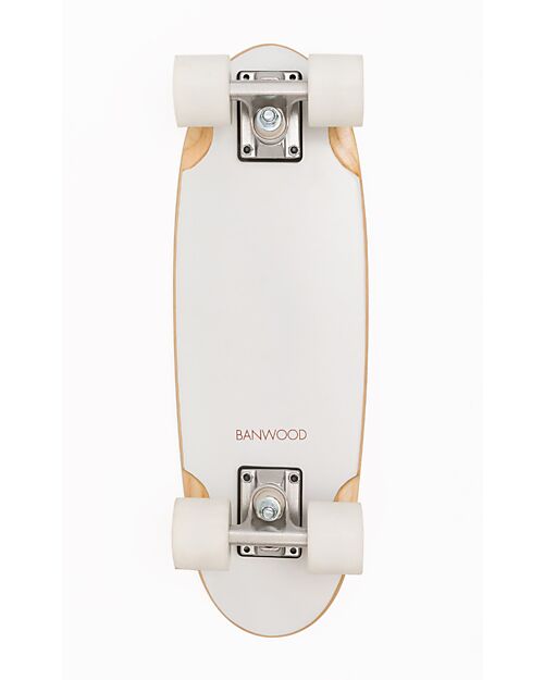 Banwood Skateboard in Legno - Bianco - dai 3 Anni Biciclette