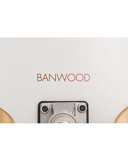 Banwood Skateboard in Legno - Bianco - dai 3 Anni Biciclette