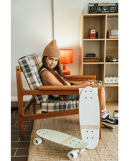 Banwood Skateboard in Legno - Bianco - dai 3 Anni Biciclette
