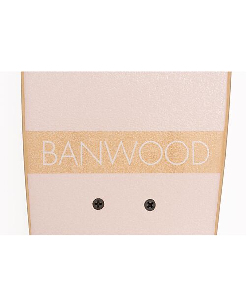 Banwood Skateboard in Legno - Rosa - dai 3 Anni Biciclette