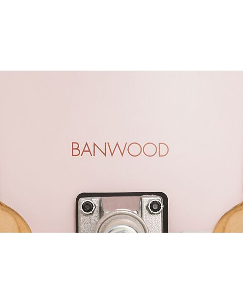 Banwood Skateboard in Legno - Rosa - dai 3 Anni Biciclette
