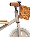 Banwood Triciclo Legno ed Ecopelle con Cestino - Beige - Dai 3 anni Tricicli