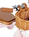 Banwood Triciclo Legno ed Ecopelle con Cestino - Rosa - Dai 2 anni Tricicli