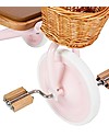 Banwood Triciclo Legno ed Ecopelle con Cestino - Rosa - Dai 3 anni Tricicli