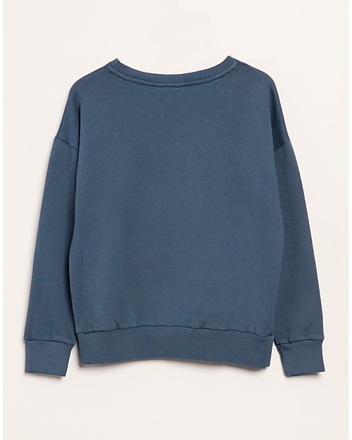 Barn of Monkeys Felpa Demand the Impossible, Blu Carta di Zucchero - 100% cotone bio Felpe