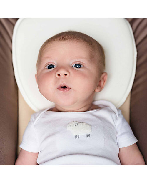 Bblüv Cuscino Ergonomico per la Testa Pilo - Avorio - Traspirante Cuscini Arredo