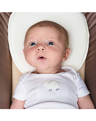 Bblüv Cuscino Ergonomico per la Testa Pilo - Avorio - Traspirante Cuscini Arredo