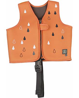 Bblüv Giacca Salvagente Naj - Arancione - Protezione SPF 50+ T-shirt Anti UV