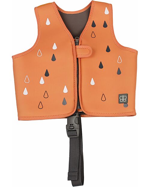 Bblüv Giacca Salvagente Näj 2.0 - Arancione - Protezione SPF 50+ T-shirt Anti UV