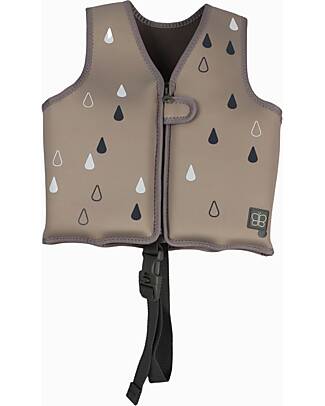 Bblüv Giacca Salvagente Näj 2.0 - Sabbia - Protezione SPF 50+ T-shirt Anti UV