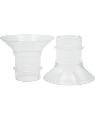 Bblüv Mumflöw Breast Pump Adapter Cups - 2 Spare Parts - 15 mm Electric Breast Pumps