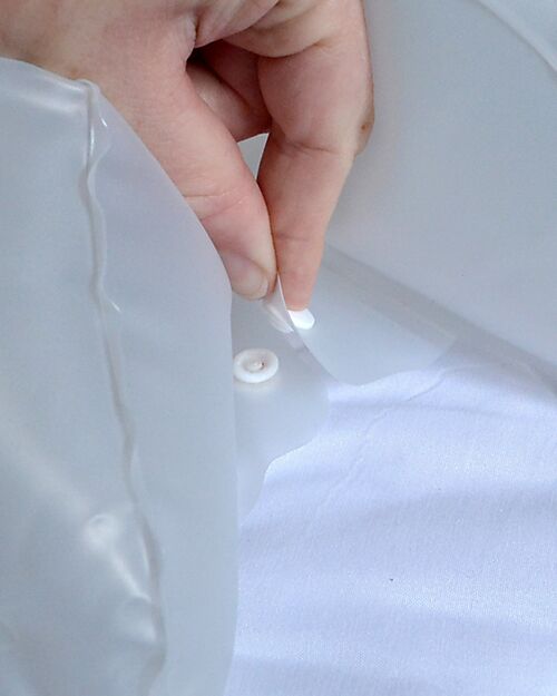 Bblüv Set 2 Sponde Gonfiabili per Lettino - Facili da Gonfiare Lettini con Sbarre