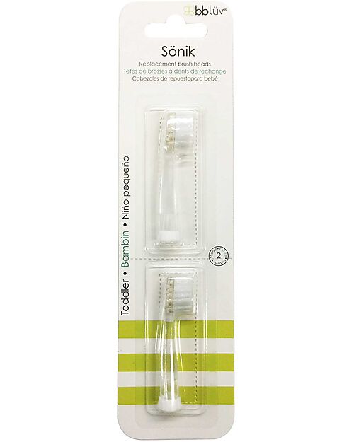Bblüv Set 2 Testine per Spazzolino Elettrico Sönik - 18-36 Mesi Spazzolini