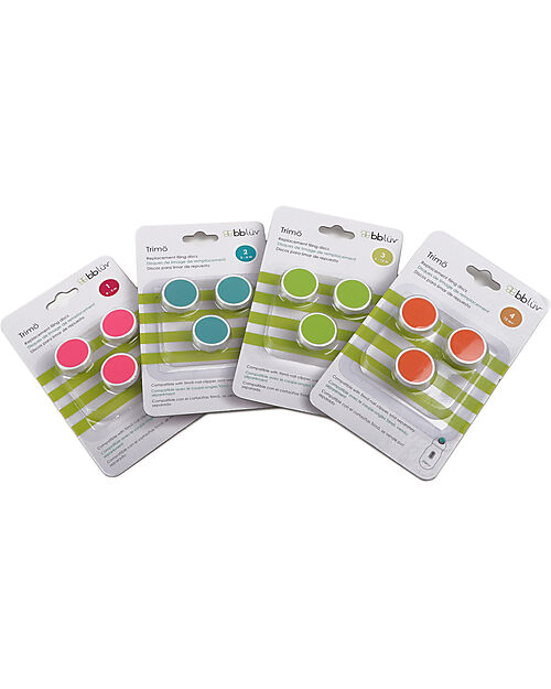 Bblüv Set 3 Dischi per Tagliaunghie Elettrico Trimö - Da 0 a 3 Mesi Kit Toilette Neonato