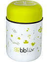 Bblüv Thermos Porta Cibo in Acciaio Inossidabile con Cucchiaio - 300 ml - Lime Contenitori Termici