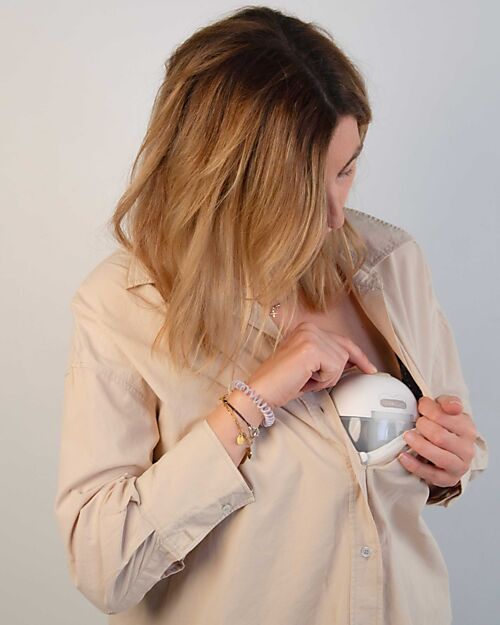 Bblüv Tiralatte Indossabile 2 in 1 - Con Funzione Riscaldante - Pacco da 2 Tiralatte Elettrici