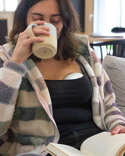 Bblüv Tiralatte Indossabile 2 in 1 Mumflöw - Con Funzione Riscaldante - Pacco da 2 Tiralatte Elettrici