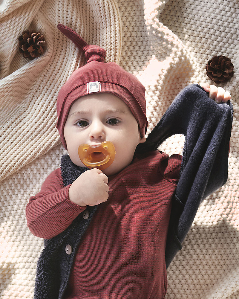 Cappello e Scarpe da Bambino Intrecciati per Natale Morbido Abbigliamento Fotografico Autunno e Inverno Cappelli da Regalo per Bambini HELEVIA Cappello da Neonato Cotone per Neonato 