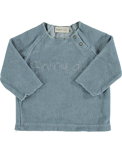 Bean's Barcelona Felpa Shiny Day - Blu - Spugna di Cotone Felpe