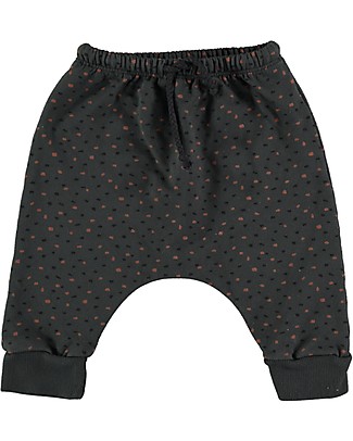 Bean's Barcelona Pantaloni Coriandoli - Antracite - Cotone Bio Elasticizzato Pantaloni Lunghi