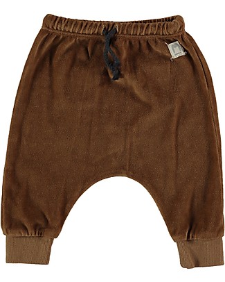 Bean's Barcelona Pantaloni Funghetto - Caramello - Morbido Velluto Pantaloni Lunghi