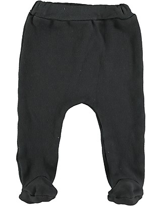 Bean's Barcelona Pantaloni in Felpa con Piedini - Antracite - Cotone Bio Pantaloni Lunghi