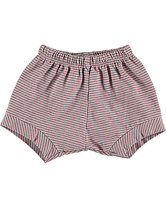 Bean's Barcelona Shorts a Righe Bimba Cactus - Rosa - Cotone bio Pantaloni Corti