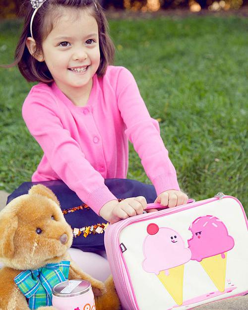 Beatrix NY Borsa Termica Dolce & Panna - Durevole e Sicura (Senza PVC, senza piombo, senza ftalati) Zaini Asilo