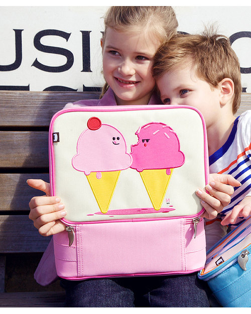 Beatrix NY Borsa Termica Dolce & Panna - Durevole e Sicura (Senza PVC, senza piombo, senza ftalati) Zaini Asilo