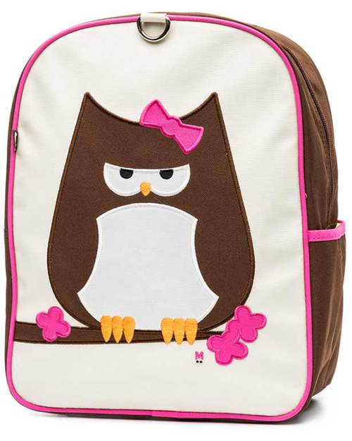 Beatrix NY Zainetto Papar la Simpatica Gufetta - Robusto, Durevole e Atossico (perfetto per l’asilo!) Zaini Asilo